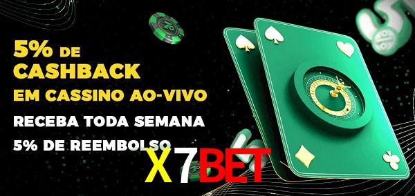 Promoções do cassino ao Vivo X7Bet